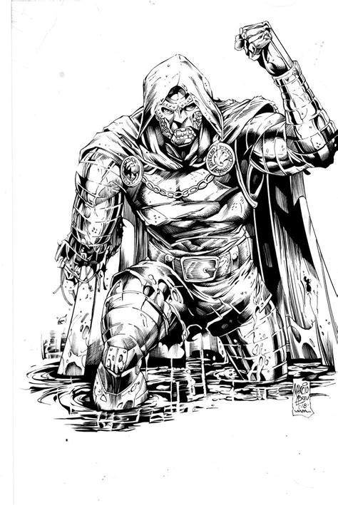 Doom By Vandal1z On Deviantart Doctor Doom Art Marvel Drawings Doom