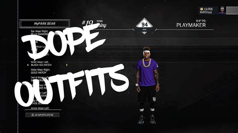 Nba 2k17 Dope Outfits How To Look Like A Dribble God In Nba2k17 Youtube