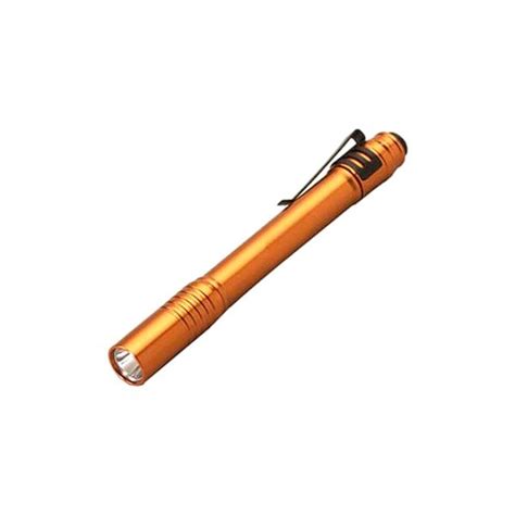 Streamlight 66128 Stylus Pro Pen Orange Body White Led Flashlight