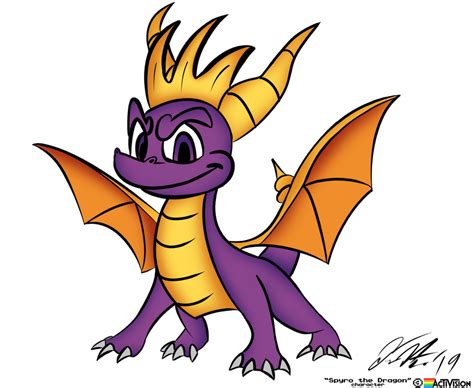 Spyro The Dragon By T Newton On Deviantart