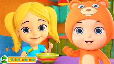 Goldilocks And The Three Bears Animal Story And Kids Song Youtube