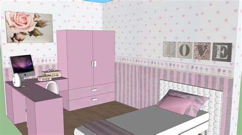 Pink Bedroom 3d Warehouse