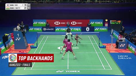 YONEX SUNRISE India Open 2024 Top Backhands Of The Week