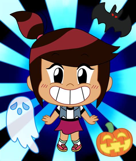 Chibi Molly Mcgee Is Excited For Haunted Mansion By Deaf Machbot On