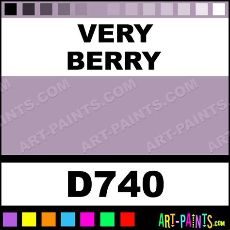 Very Berry Ultra Ceramic Ceramic Porcelain Paints - D740 - Very Berry Paint, Very Berry Color 