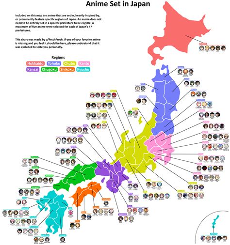 Crunchyroll Check Out A Fans Unique Map Of Japan Using Anime That