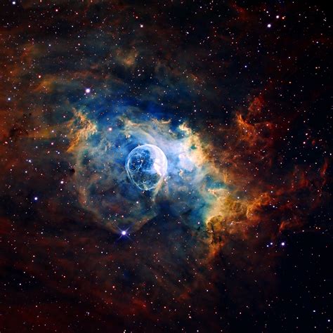 Jean Baptiste Faure Stunning Image Of Ngc The Bubble Nebula