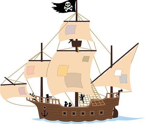 Royalty Free Pirate Ship Clip Art Vector Images And Illustrations Istock