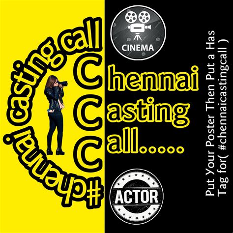 Chennai Cinema Casting Call Chennai