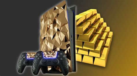 Ps5 18 Karat Gold Konsole Luxus Playstation 5 Ist Ein Unikat Ps5