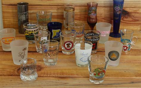Shot Glasses Lot Of 20 Us Cities And States Shot Glasses Lot Etsy