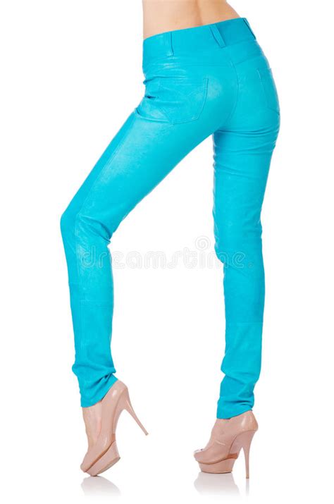Woman Legs Stock Image Image Of Female Cotton Blue 33347677