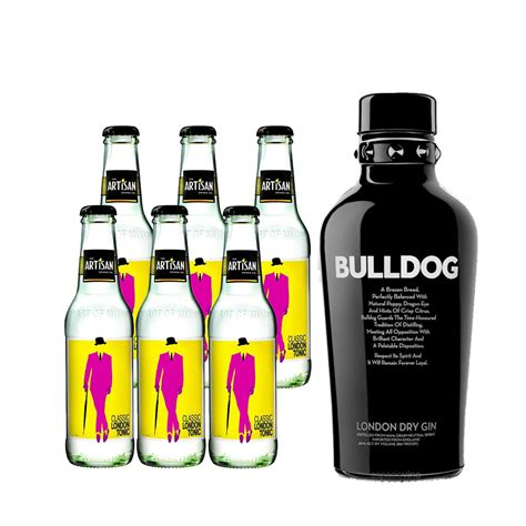 Bulldog London Dry Gin Artisan Classic London Tonic Gin And Tonic Pack