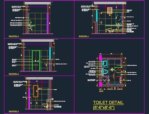 Toilet Design Detail (6'-6x8'-6) | Toilet design, Design ... Interior design materials and specifications 2nd edition format :
