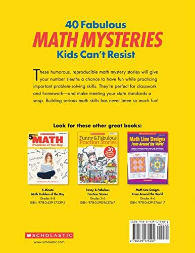 40 Fabulous Math Mysteries Kids Cant Resist Grades 4 8 Pricepulse