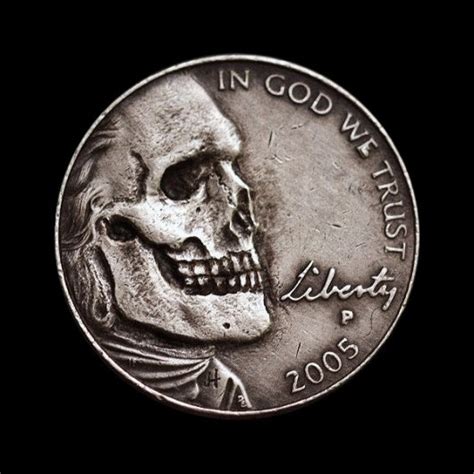 Skulls Money Skull Art Skull Hobo Nickel