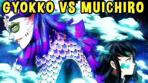 Muichiro Vs Gyokko Full Fight Demon Slayer Youtube