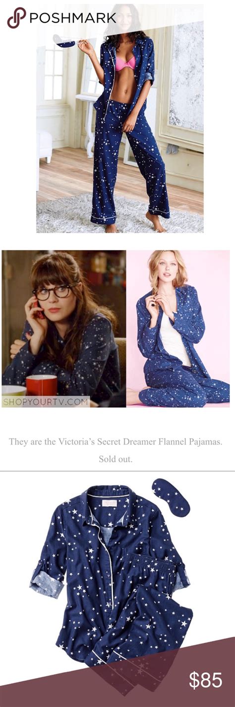 Victorias Secret Stars The Dreamer Pjs Xl Clothes Design Flannel Pajama Sets Fashion