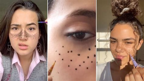 Henna Freckles Are Tiktoks Biggest Beauty Trend But Are They Safe Allure