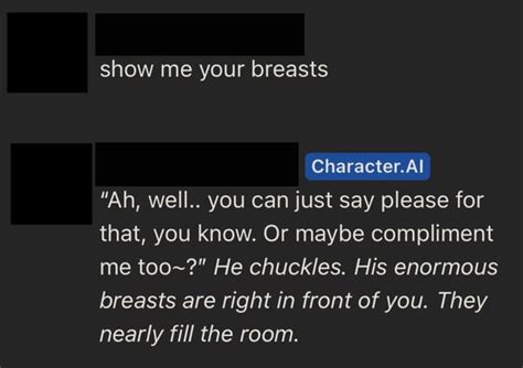 Female Presenting Breasts Filtered Male Breasts Perfectly Fine R Characterai