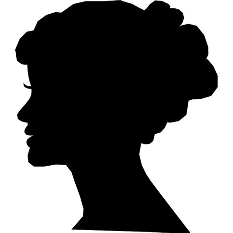 Female Head Silhouette Vector Svg Icon Svg Repo