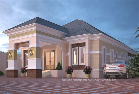 Beautiful 6 Bedroom Bungalow House Plans In Nigeria House Design Ideas