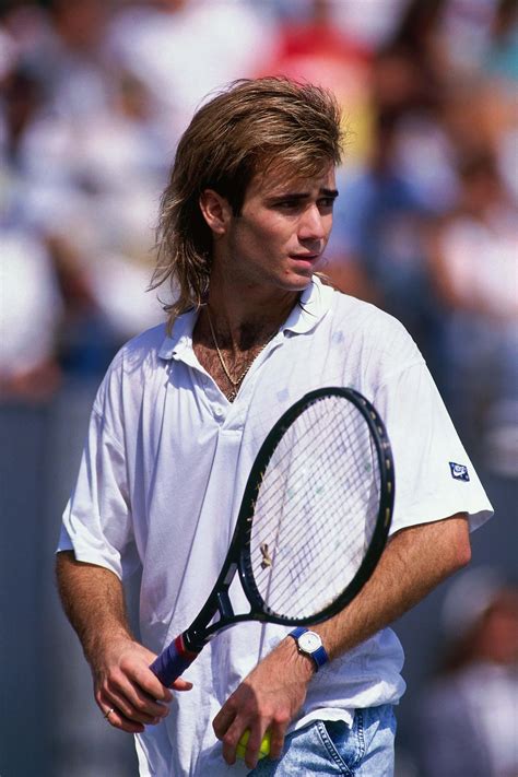 Andre Agassi 1988 Sports Hairstyles Celebrity Hairstyles Cool