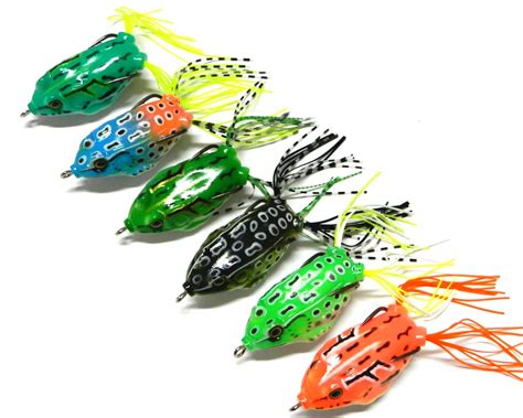 300PCS Frog Lures Tackle Soft Fishing Lures 5 5CM 12 5G With Hook