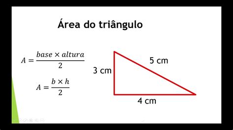 Como Calcular A Area De Um Triangulo Retangulo Exercicios Resolvidos