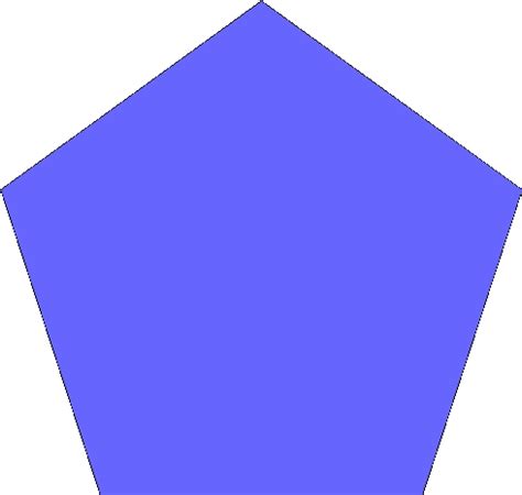 A polygon with five sides and five angles. Large Pentagon Shape - ClipArt Best