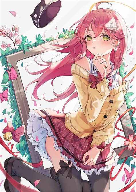 Hd Wallpaper Anime Anime Girls Hololive Sakura Miko Long Hair