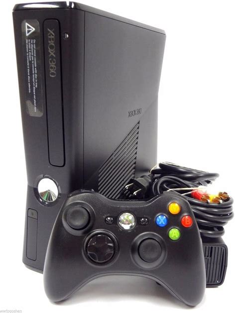 Microsoft Xbox 360 S Slim 1439 4gb Matte Black Console 1789363229