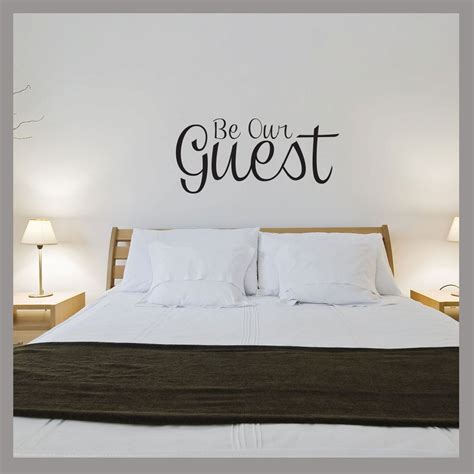 Be Our Guest Removable Wall Decal Sticker By Clickybird On Etsy 1995