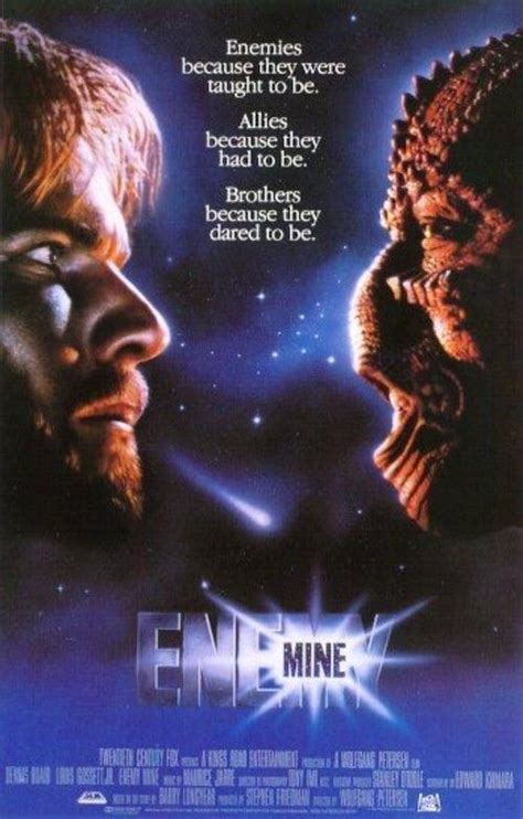 Enemy Mine 1985 Science Fiction Movie Posters Science Fiction
