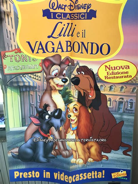 Lilli E Il Vagabondo Vhs Disney Video Febbraio 1998 Disney Tapes And More Vhs Dvd Blu