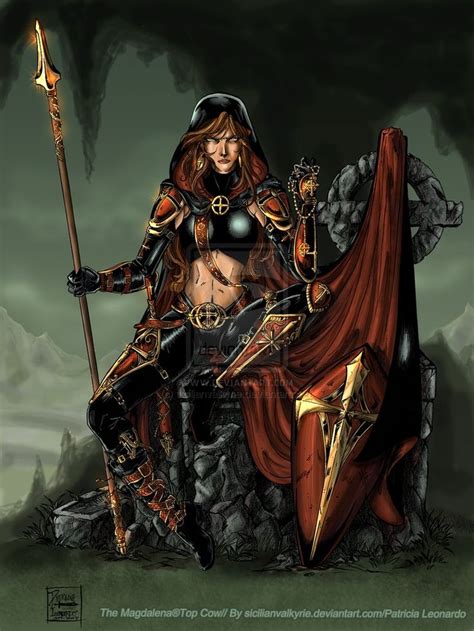 The Magdalena Spear Maiden Fantasy Female Warrior Comic Books Art