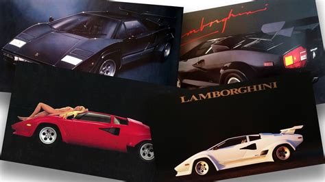 Lamborghini Countach Named Britains Most Popular Car Poster Drive