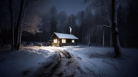 Snowy Winter Cabin Blizzard Sounds Howling Wind Snowstorm Snow