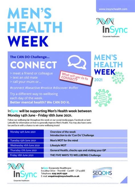 Mens Health Week Insync Corporate Healthcare