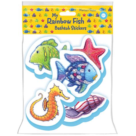 My Rainbow Fish Bathtub Stickers 1 Review 5 Stars Daedalus Books