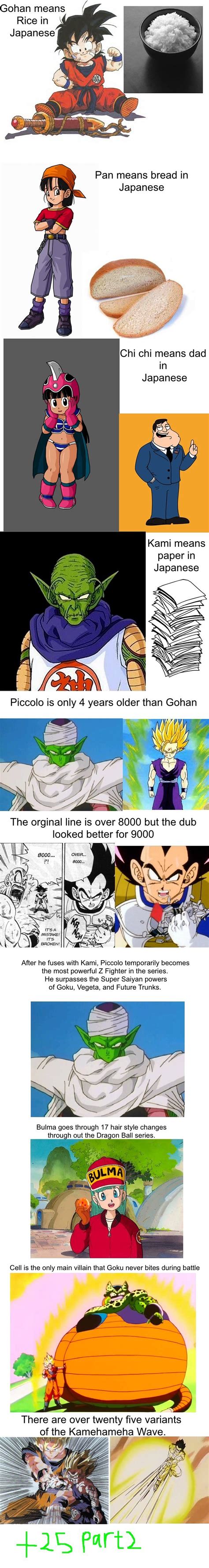 Check spelling or type a new query. Dragon Ball Z Facts