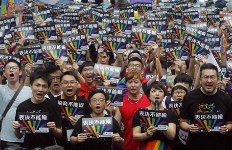 Colourful Celebrations In Taipei As Taiwan Legalises Same Sex Marriage Guernsey Press