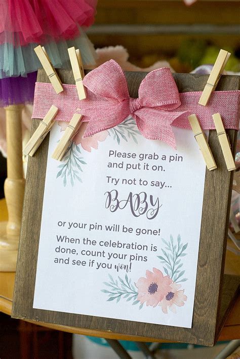 Baby Shower Game Printable Clothes Pin Baby Game