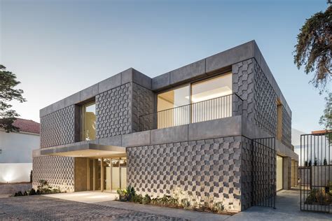 Geometric Bas Relief Patterns Decorate Monolithic Egyptian Embassy In