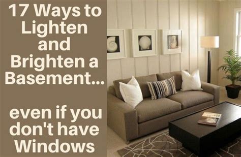Basements 17 Ways To Lighten And Brighten A Basement Even If You Don