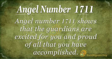 Angel Number 1711 Meaning Sunsignsorg In 2021 Meant To Be Angel