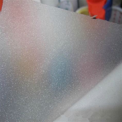 60cm Wide 500cm Pure Glitter Frosted Glass Film Translucent Opaque Window Foil Office Window