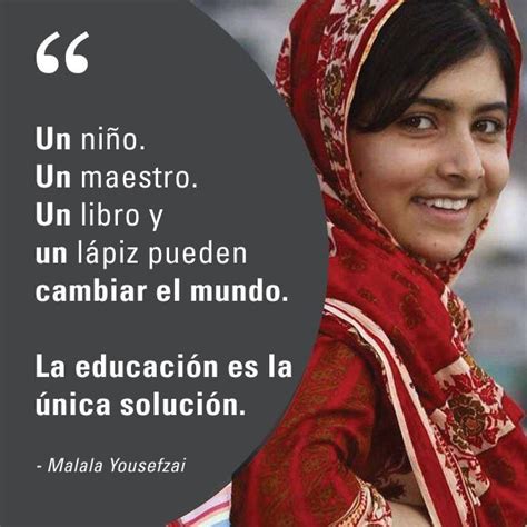 Pin By Lorna Casillas On Frases Y Pensamientos Malala Yousafzai Malala Yousafzai Quotes Malala