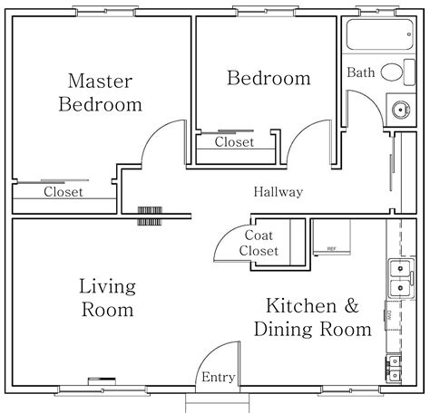 Have you tried the floorplan stencils in draw.io? Autocad Floor Plan Template How To Draw In Sample Drawings ...