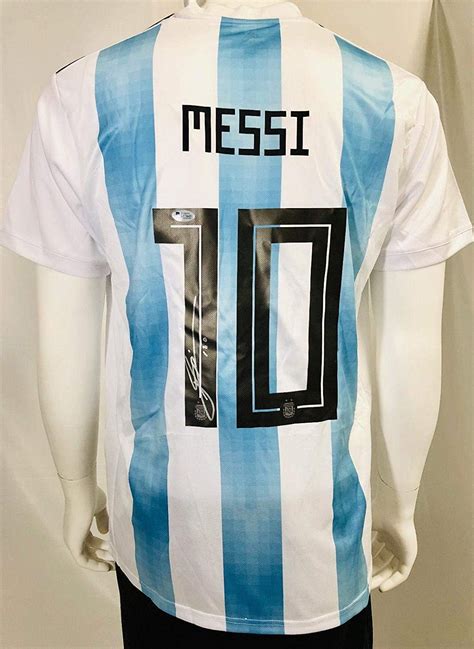 Lionel Messi Autographed Jersey Leo Adidas Psadna Certified